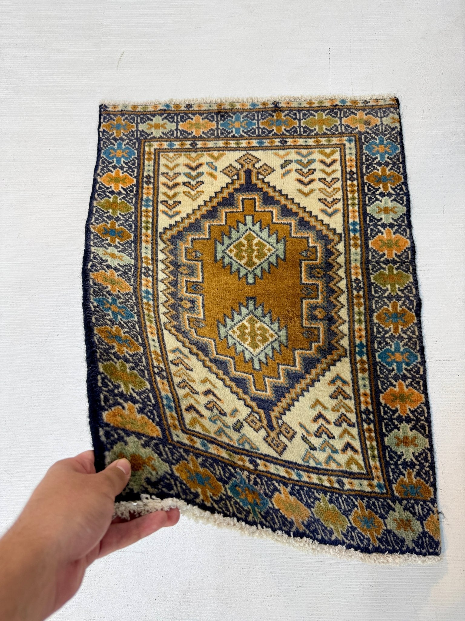 Persian Turkmen Rug | 1' 10” x 2' 7