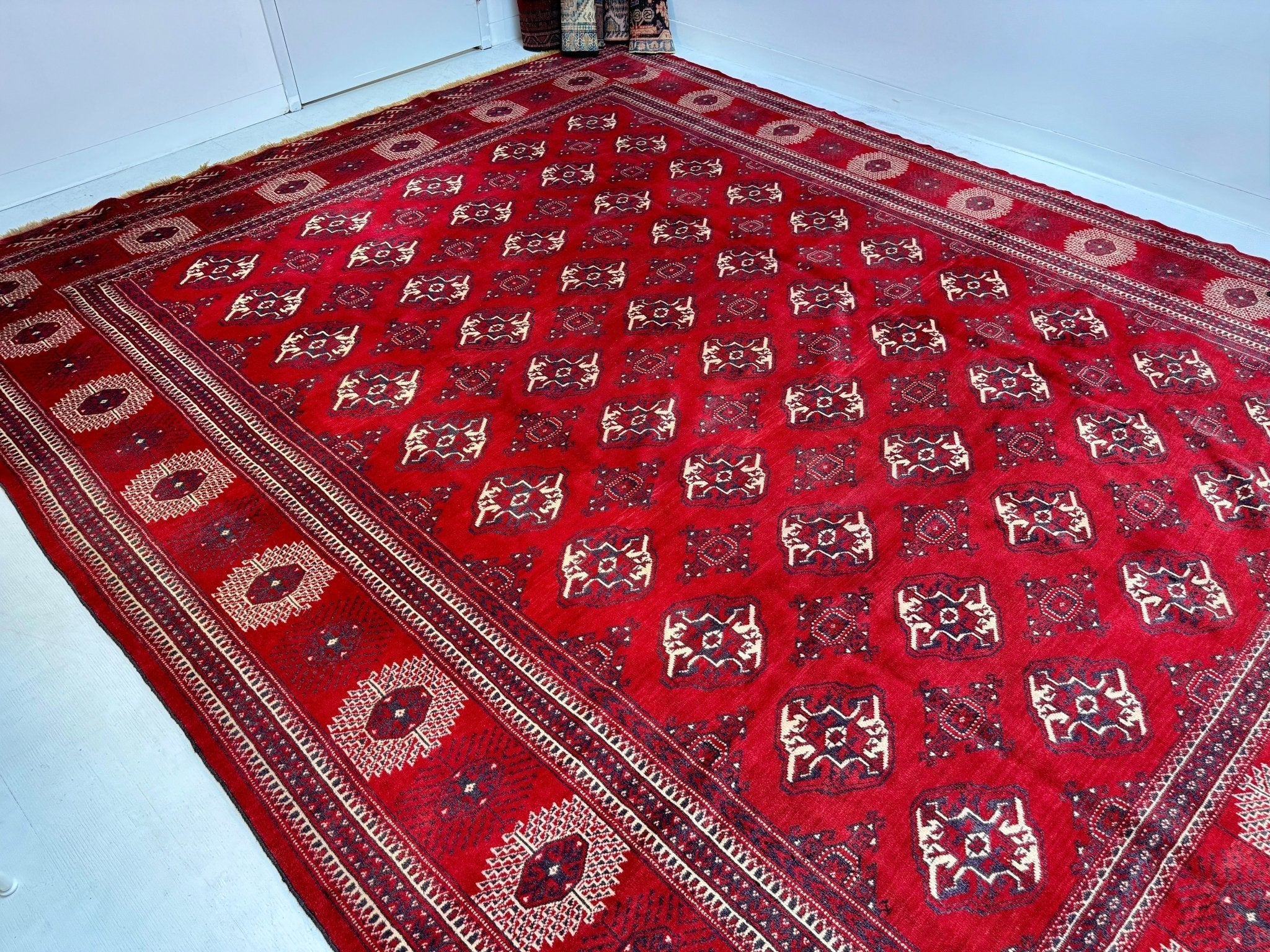 Persian Turkmen Rug | 10' x 12' 7