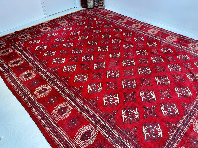 Persian Turkmen Rug | 10' x 12' 7