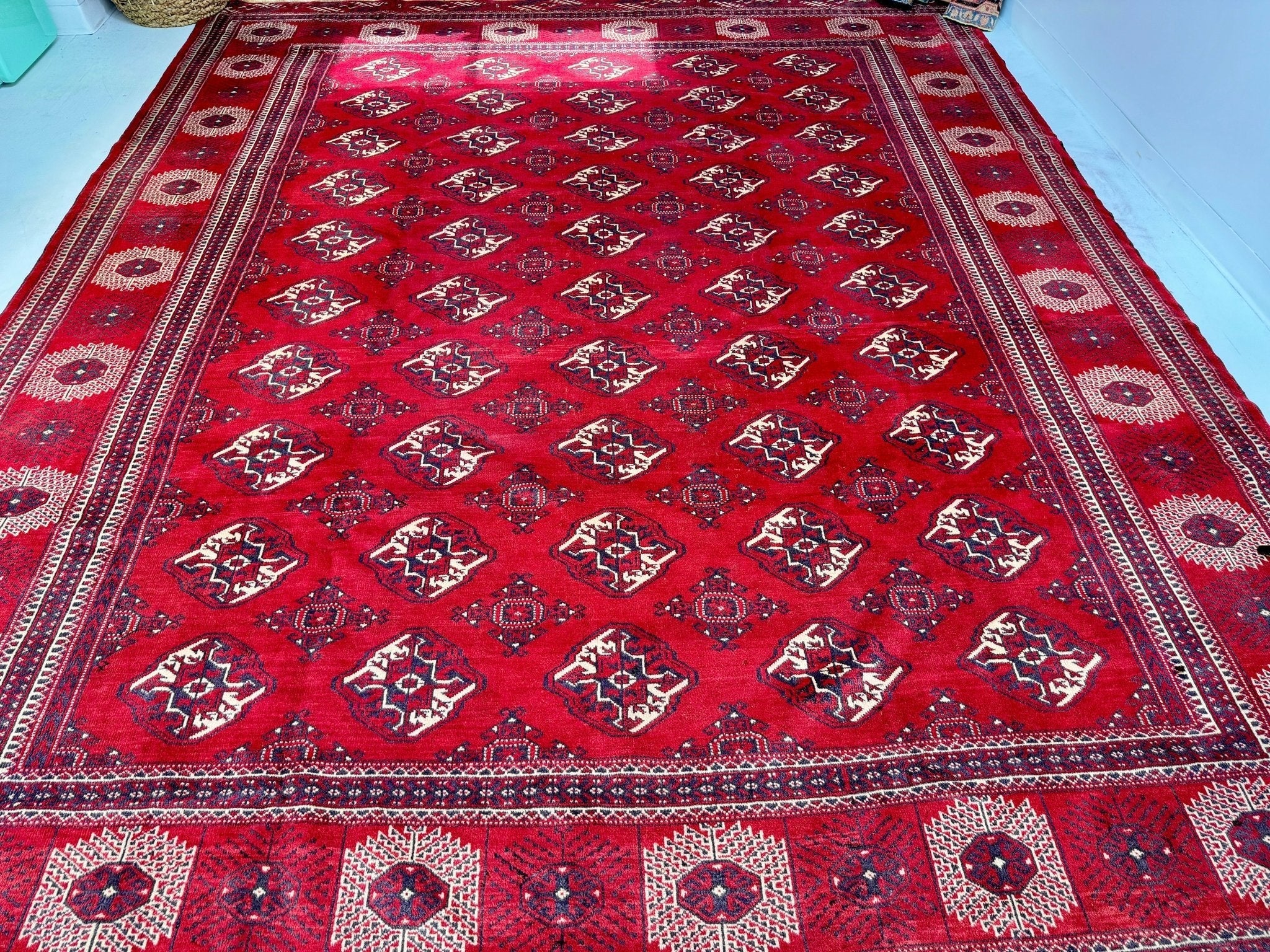 Persian Turkmen Rug | 10' x 12' 7
