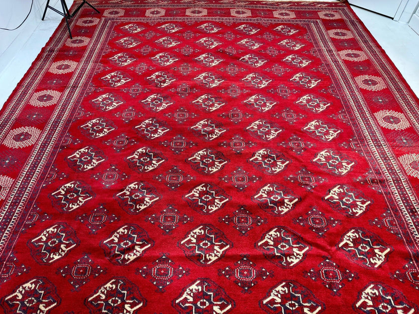Persian Turkmen Rug | 10' x 12' 7