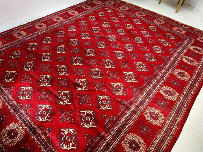 Persian Turkmen Rug | 10' x 12' 7