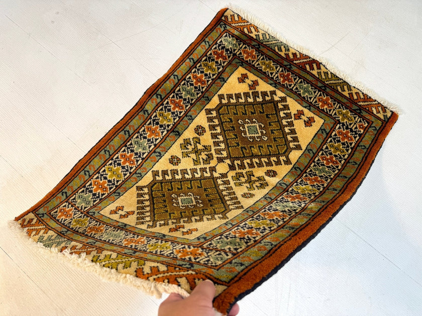 Persian Turkmen Rug | 2' 1” x 2' 11