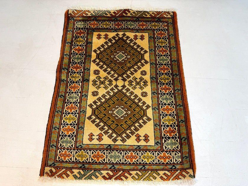 Persian Turkmen Rug | 2' 1” x 2' 11