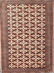 ON HOLD | Persian Turkmen Rug | 4' x 1' 7