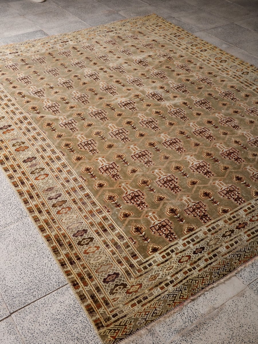 Persian Turkmen Rug | 6' 7” x 8' 4