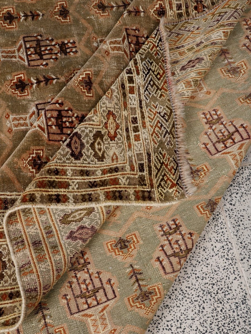 Persian Turkmen Rug | 6' 7” x 8' 4