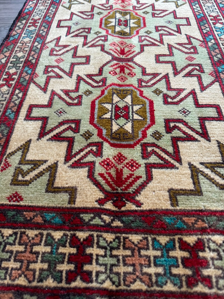 Persian Turkomana Rug | 1' 11