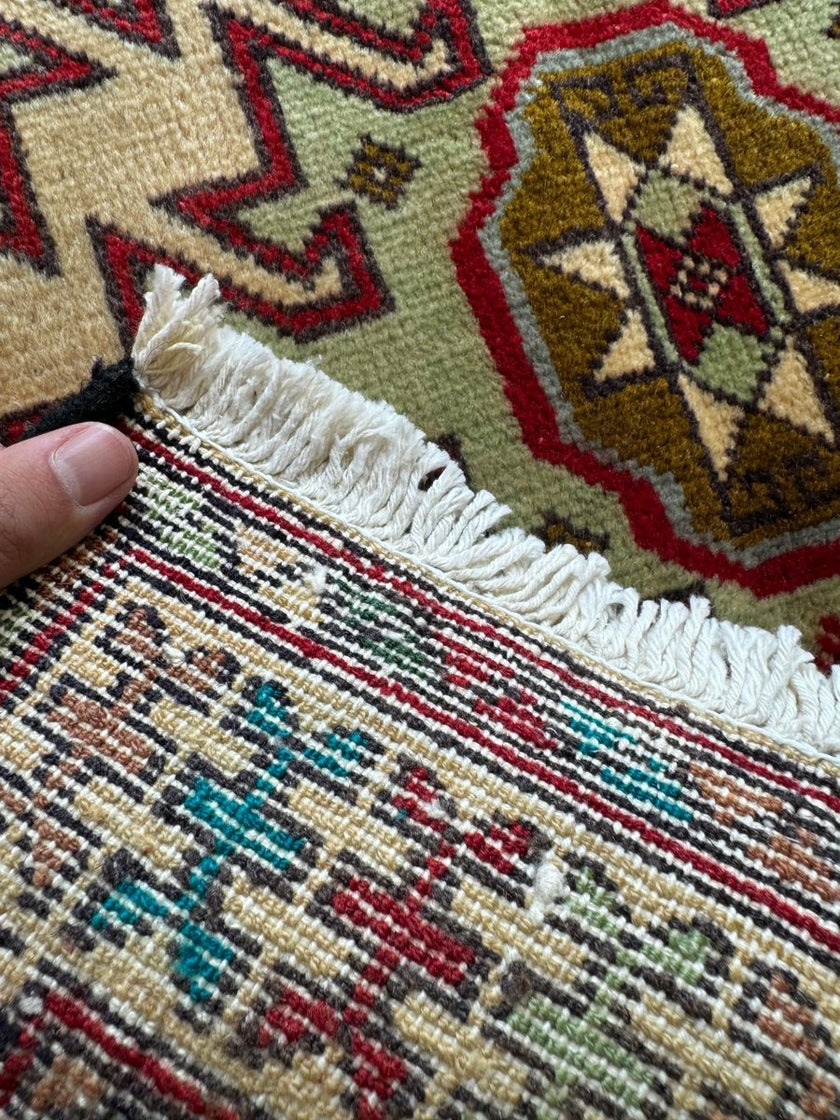 Persian Turkomana Rug | 1' 11