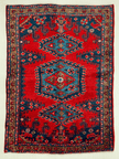 Persian Viss Rug | 3' 7” x 4' 11