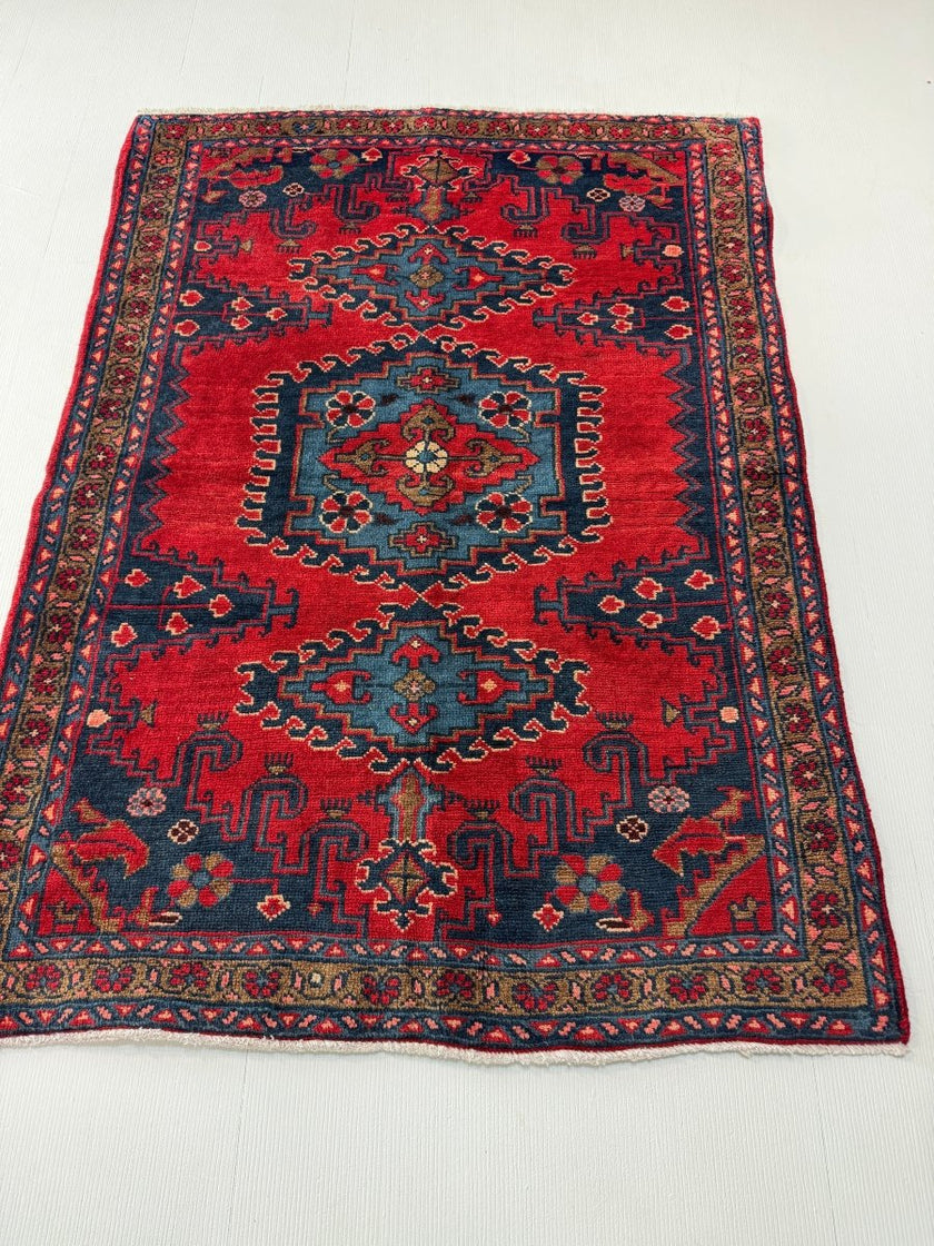 Persian Viss Rug | 3' 7” x 4' 11