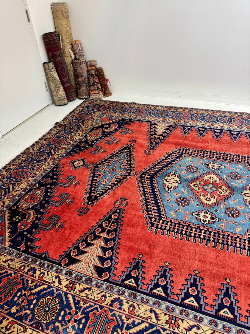 Persian Viss Rug | 9' 6” x 11' 11