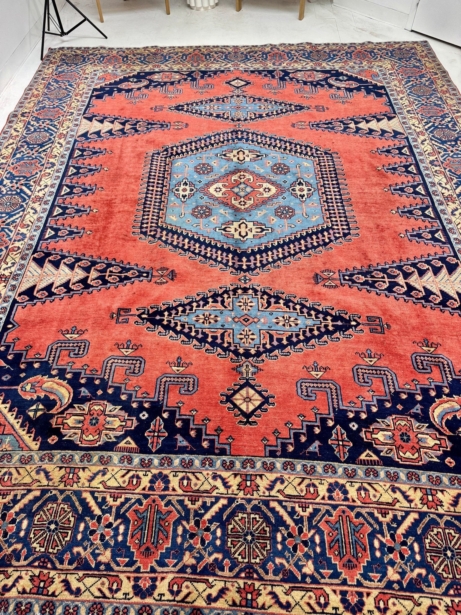 Persian Viss Rug | 9' 6” x 11' 11