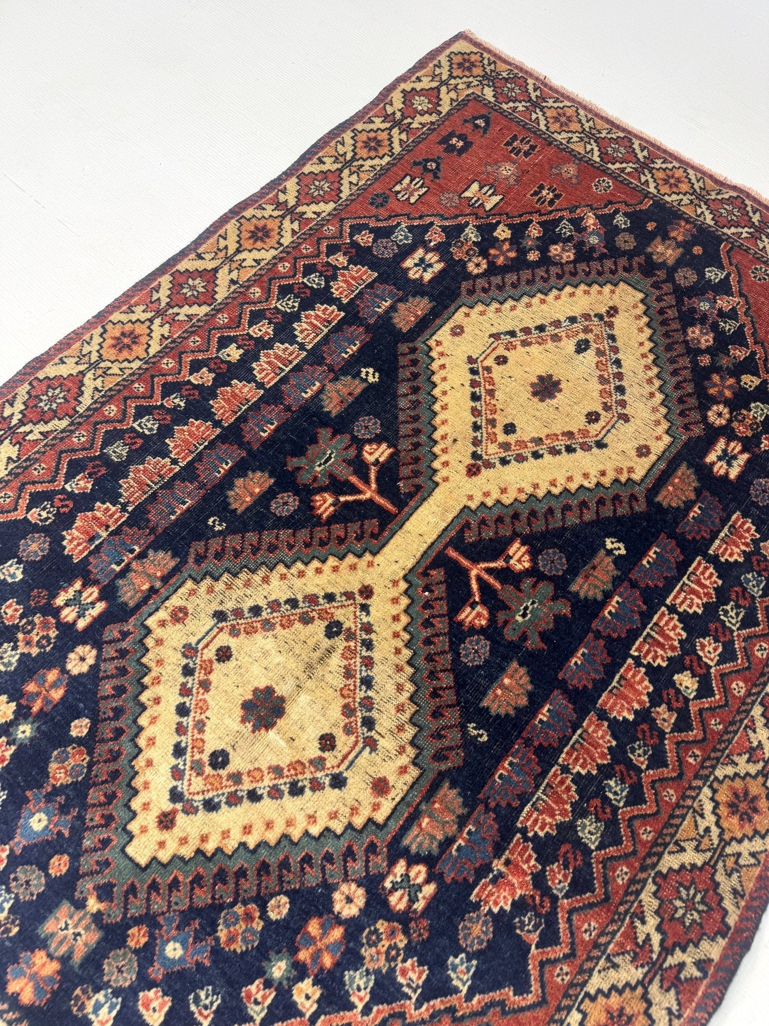 Persian Yalameh Rug | 3' 1” x 4' 6