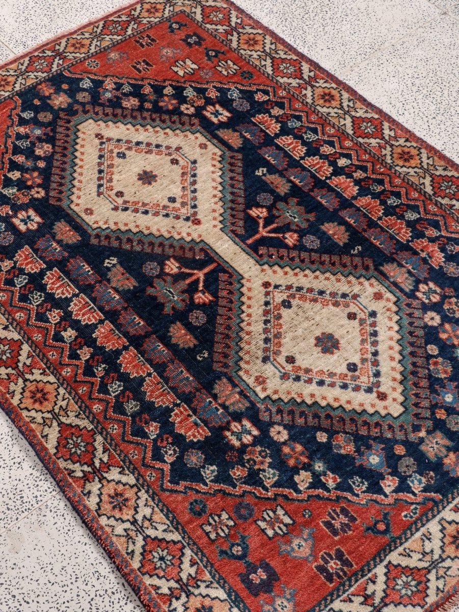 Persian Yalameh Rug | 3' 1” x 4' 6