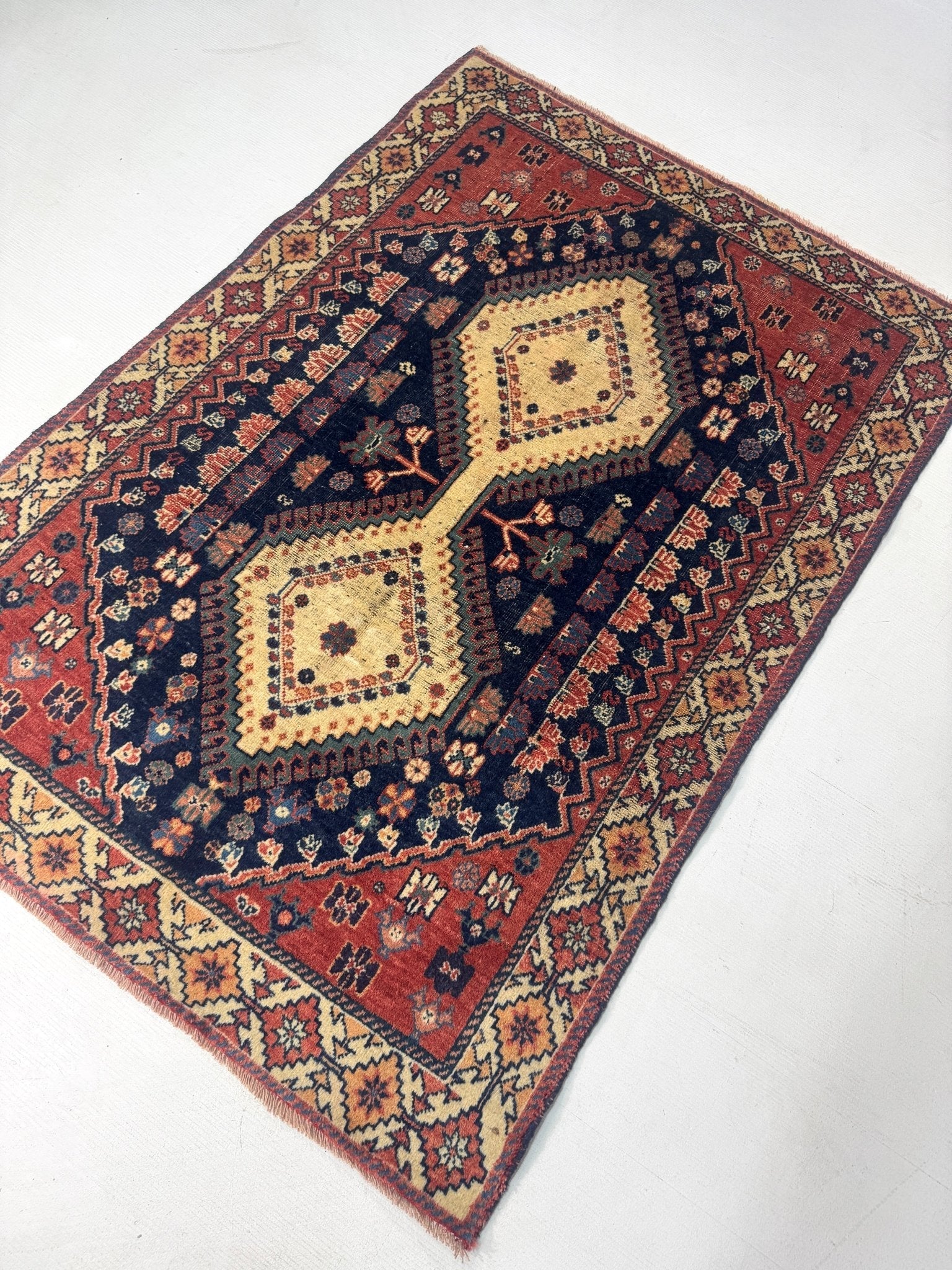 Persian Yalameh Rug | 3' 1” x 4' 6