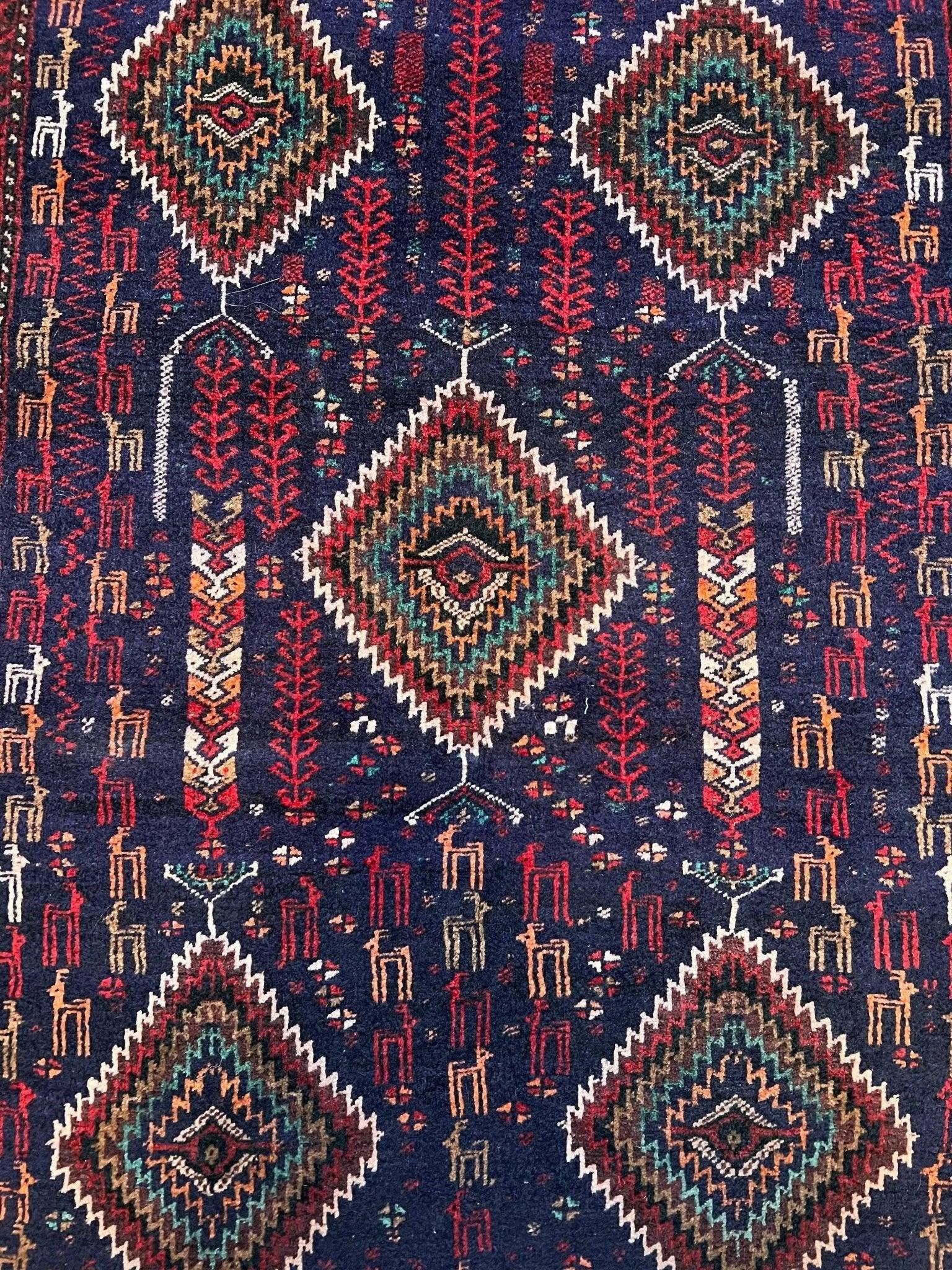 Persian Zabol Rug | 5' 3