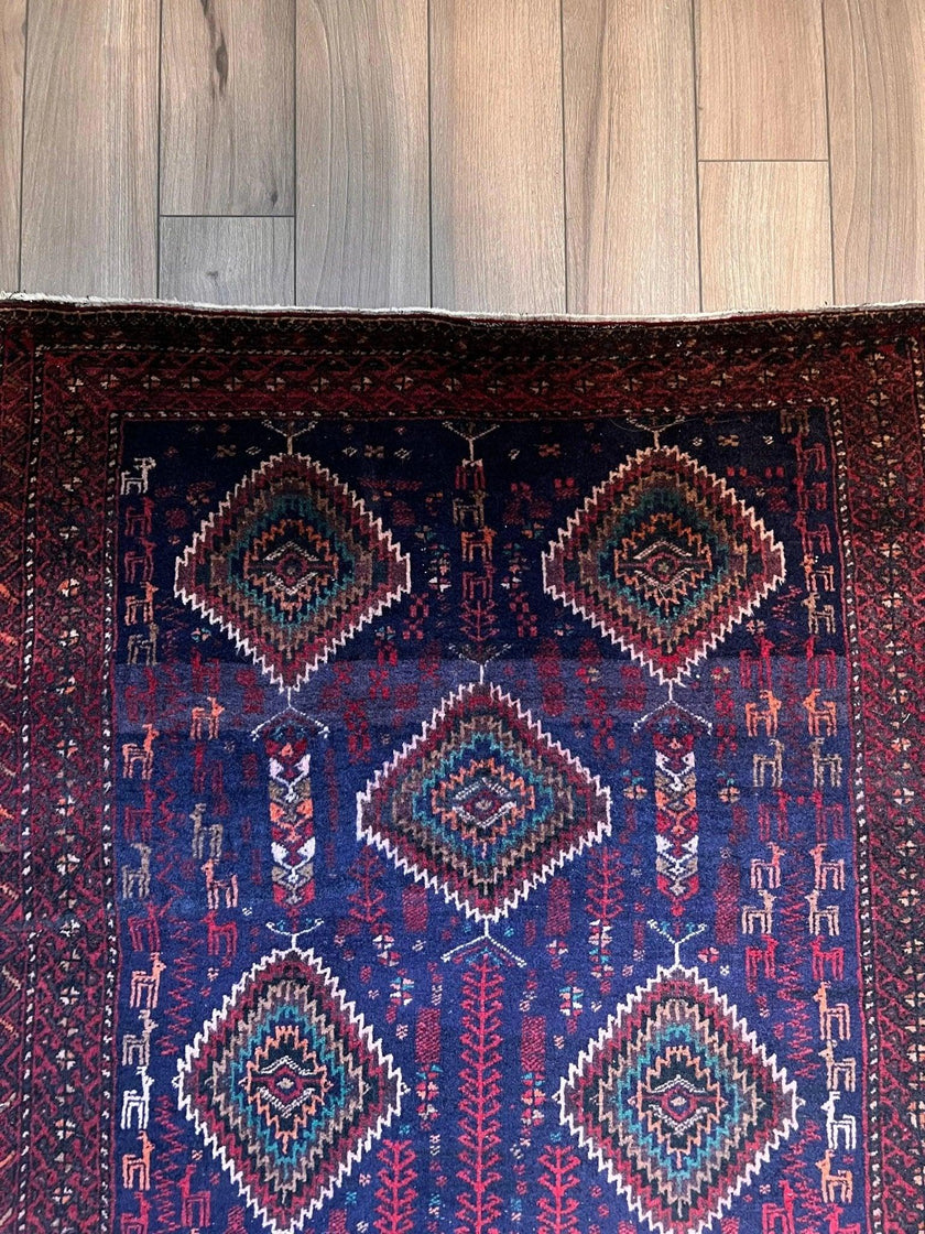Persian Zabol Rug | 5' 3
