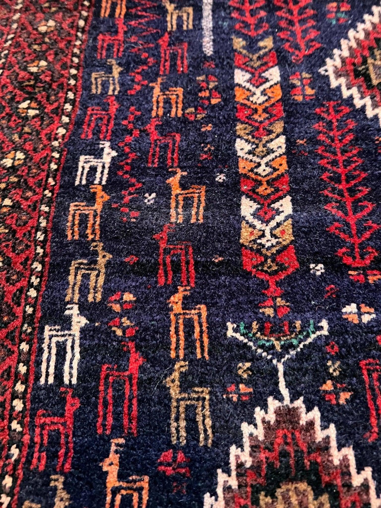 Persian Zabol Rug | 5' 3