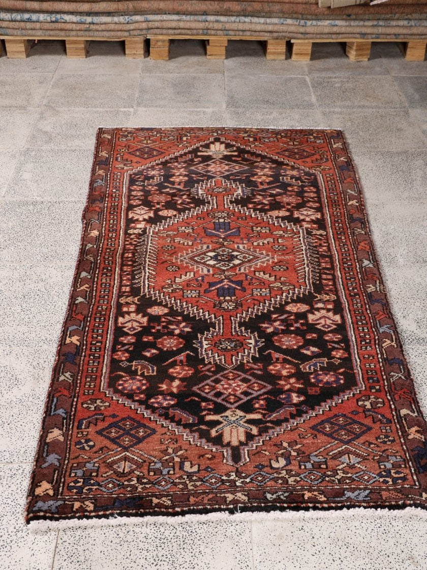 Persian Zanjan Rug | 3' 1” x 6' 5