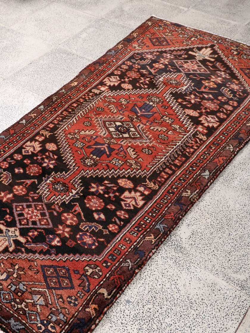 Persian Zanjan Rug | 3' 1” x 6' 5