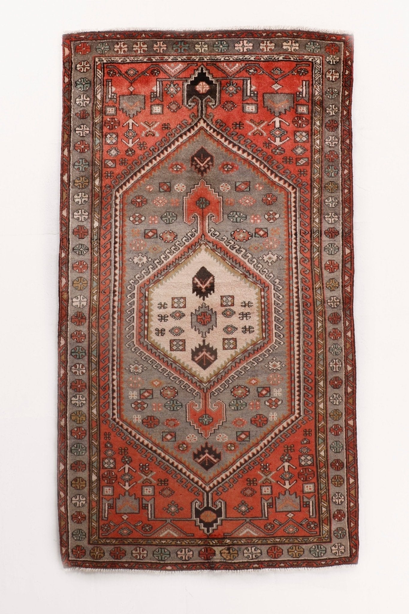Persian Zanjan Rug | 4' 3