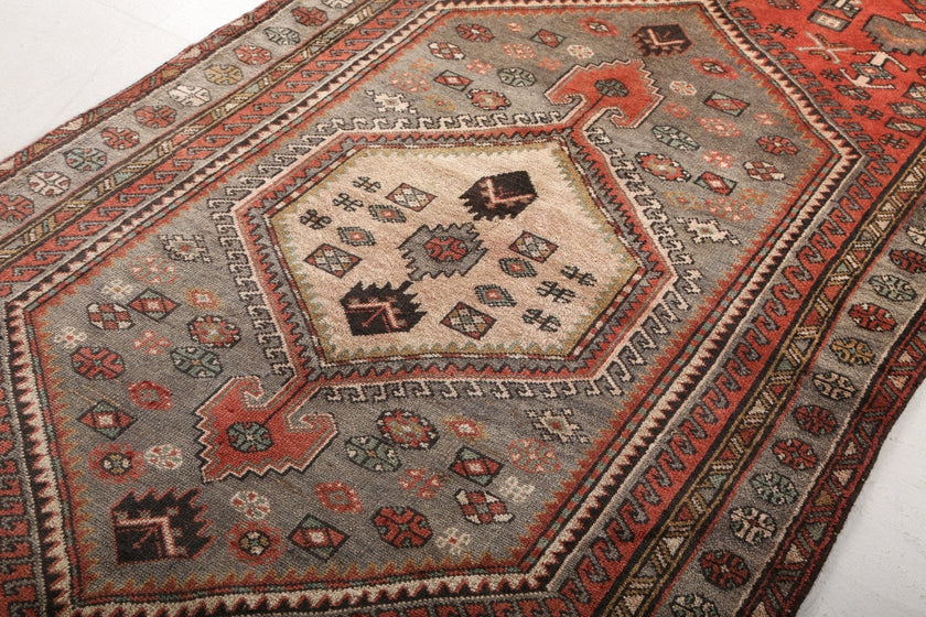 Persian Zanjan Rug | 4' 3