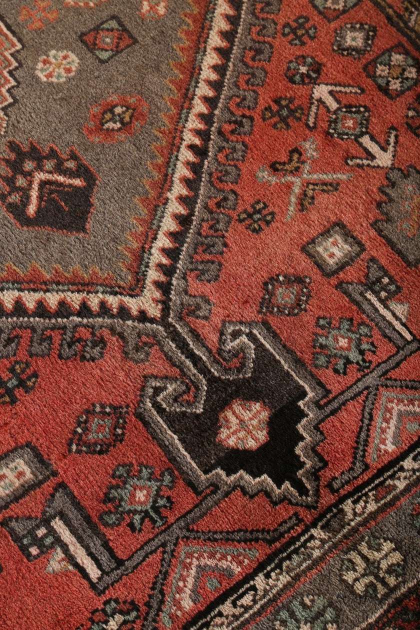 Persian Zanjan Rug | 4' 3