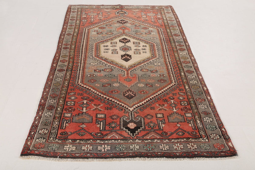 Persian Zanjan Rug | 4' 3
