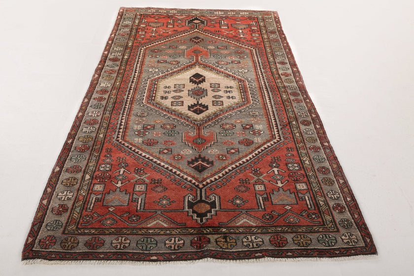 Persian Zanjan Rug | 4' 3