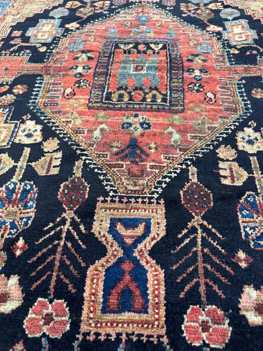 Persian Zanjan Rug | 4' x 6' 5