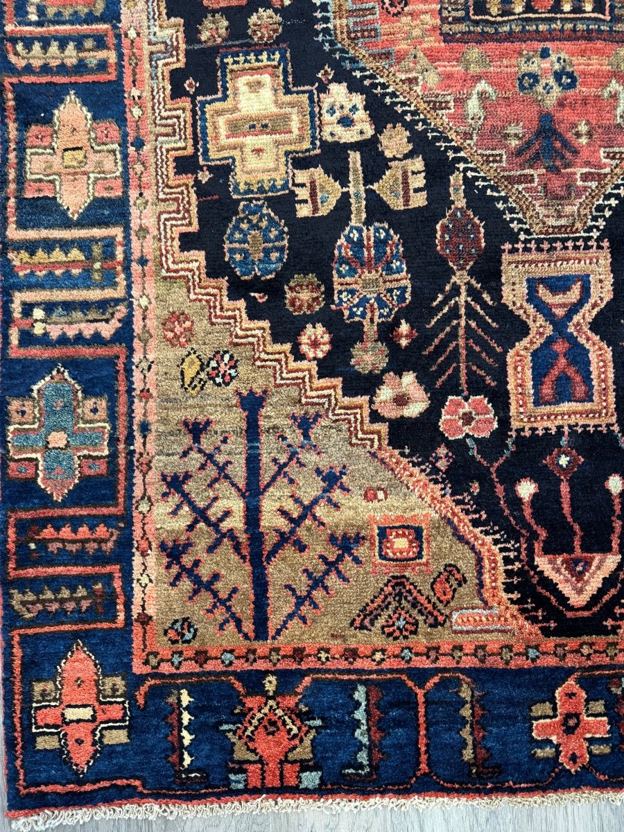 Persian Zanjan Rug | 4' x 6' 5