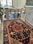 Persian Zanjan Rug | 4' x 6' 5