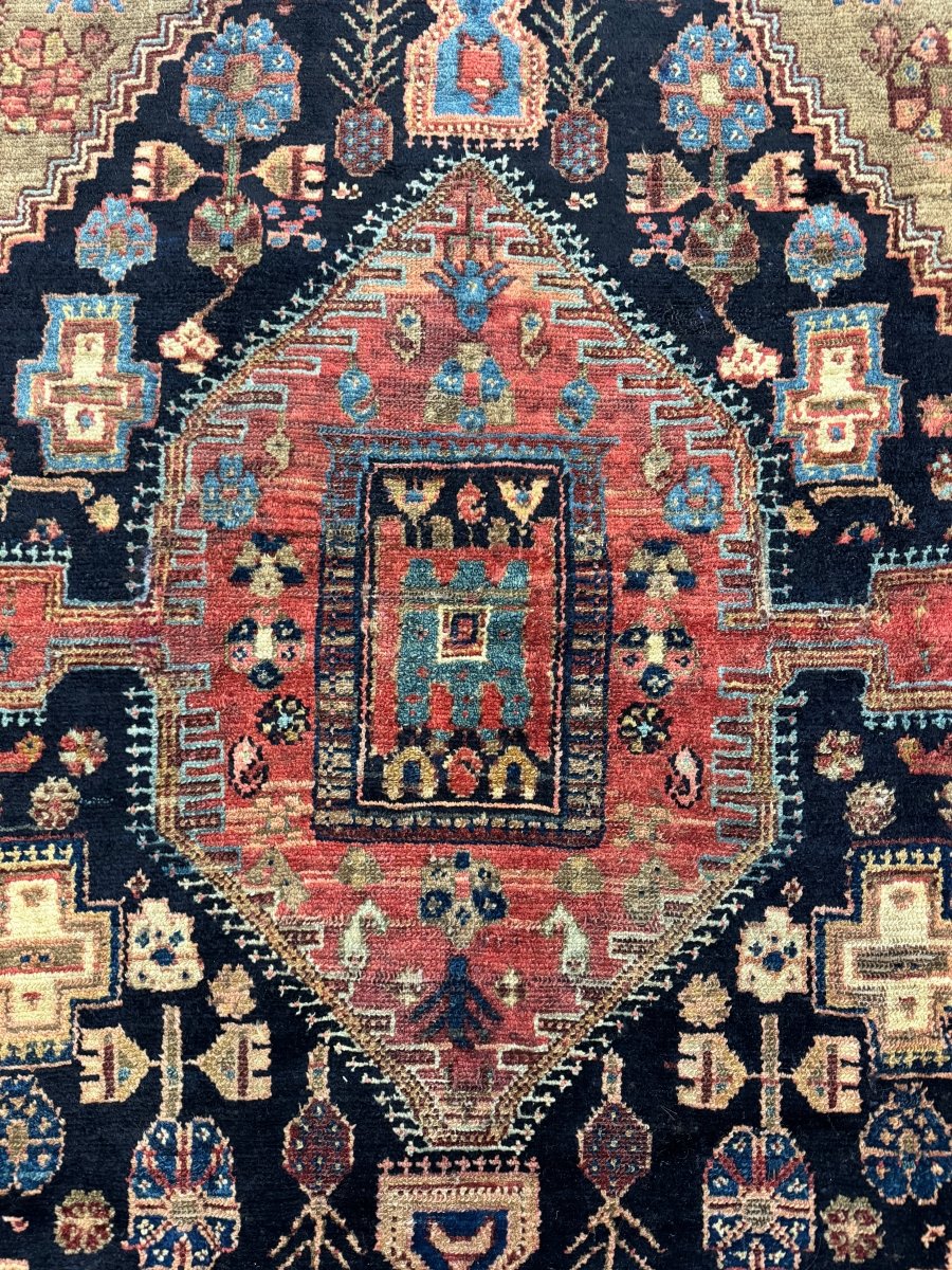 Persian Zanjan Rug | 4' x 6' 5
