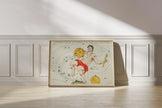 Personalizable Vintage Astrological Sign Print - Aquarius | Sidney Hall Art (available handframed or unframed)