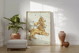 Personalizable Vintage Astrological Sign Print - Leo | Sidney Hall Art (available handframed or unframed)