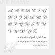 Personalized Custom 316L Stainless Steel Jewelry, English Alphabet Name Anklet