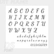 Personalized Custom 316L Stainless Steel Jewelry, English Alphabet Name Anklet
