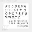 Personalized Custom 316L Stainless Steel Jewelry, English Alphabet Name Anklet