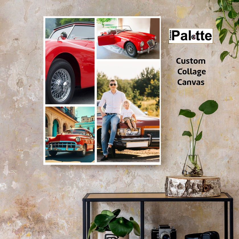 Toile photo collage 16″X20″, 4 blocs #207