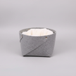 Cozy Enclosed Pet Bed – Windproof Removable Nest for Cats & Dogs (S/M)