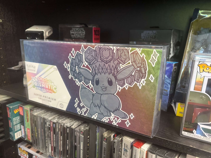 EVORETRO PET Protector for Pokémon Prismatic Evolutions Super Premium Collection – 2-Pack