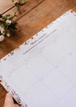 Petals - Agenda hebdomadaire
