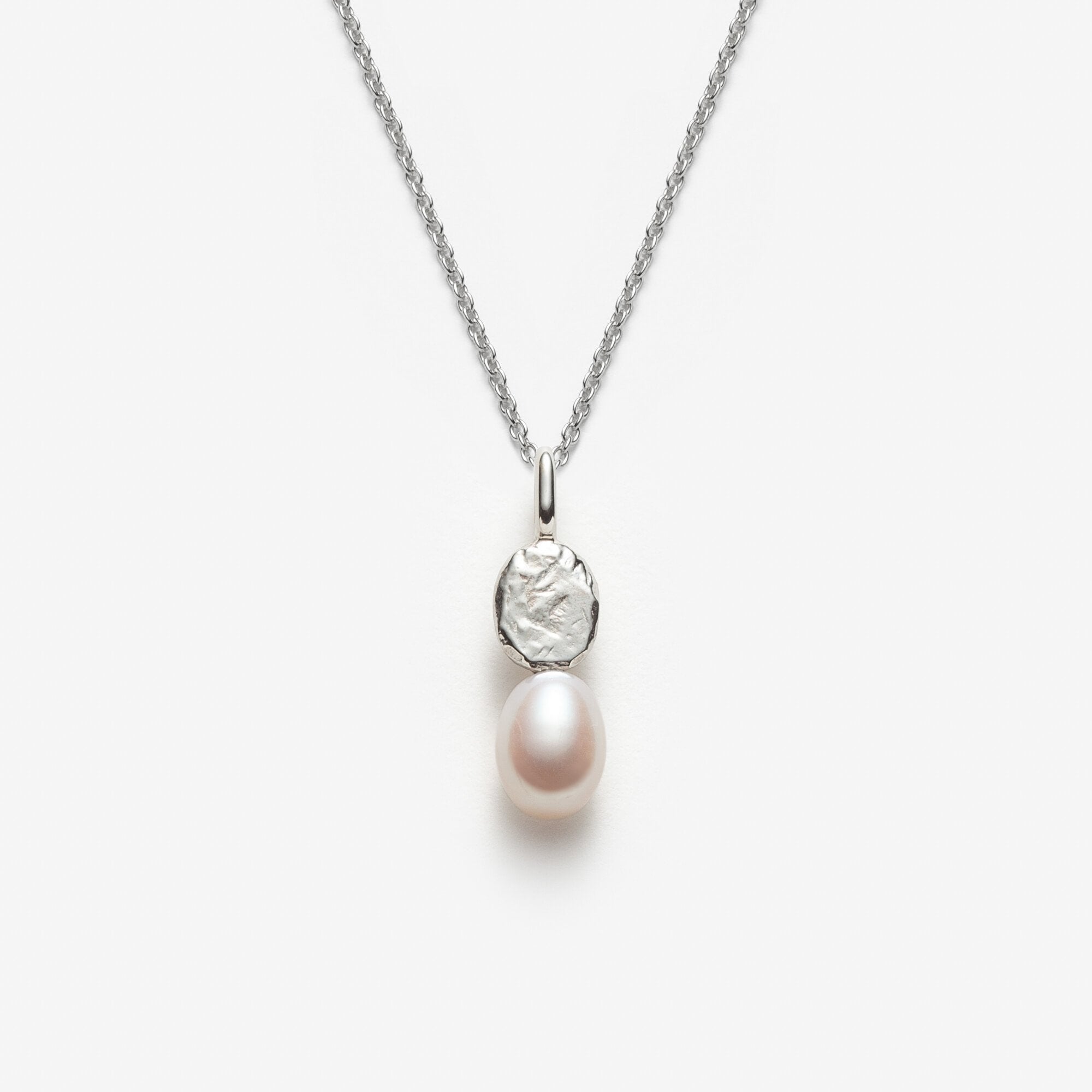 Delphine - Collier avec pendentif de perle d’eau douce