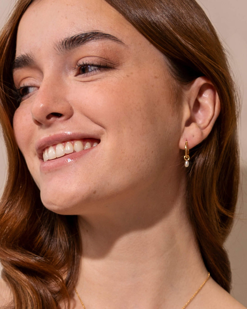 Marie-Joséphine - Boucles d’oreilles avec petites perles d’eau douce