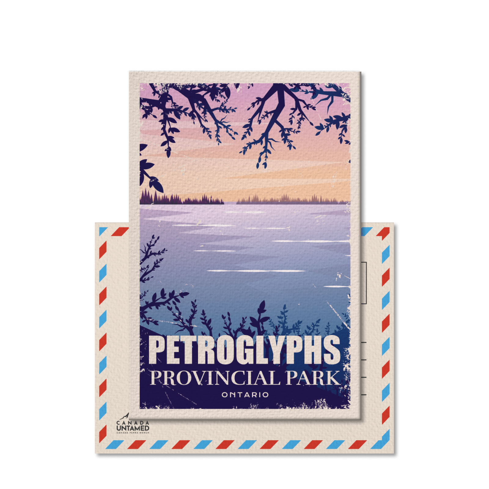 Petroglyphs Ontario Provincial Park Postcard, Canada Parks