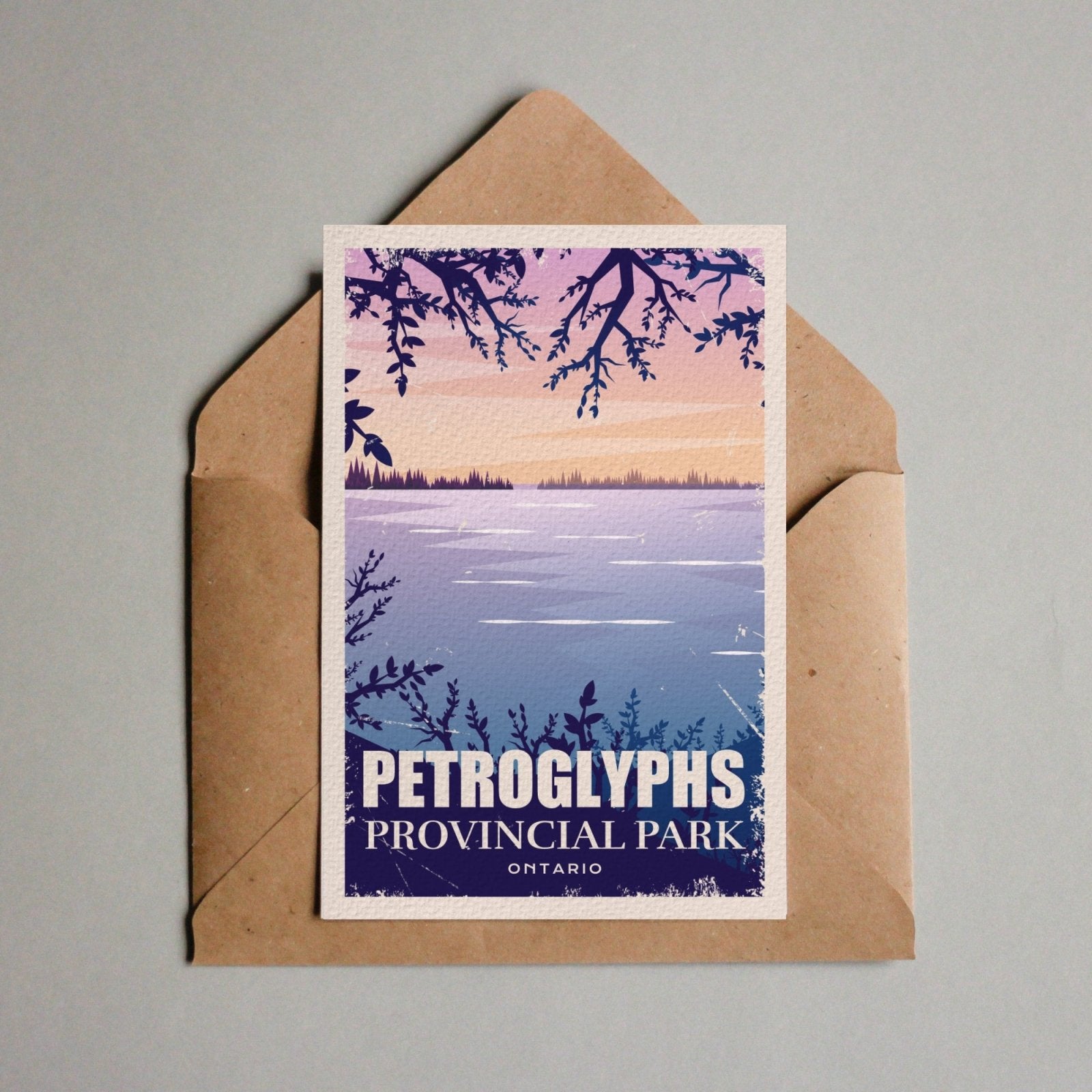 Petroglyphs Ontario Provincial Park Postcard, Canada Parks