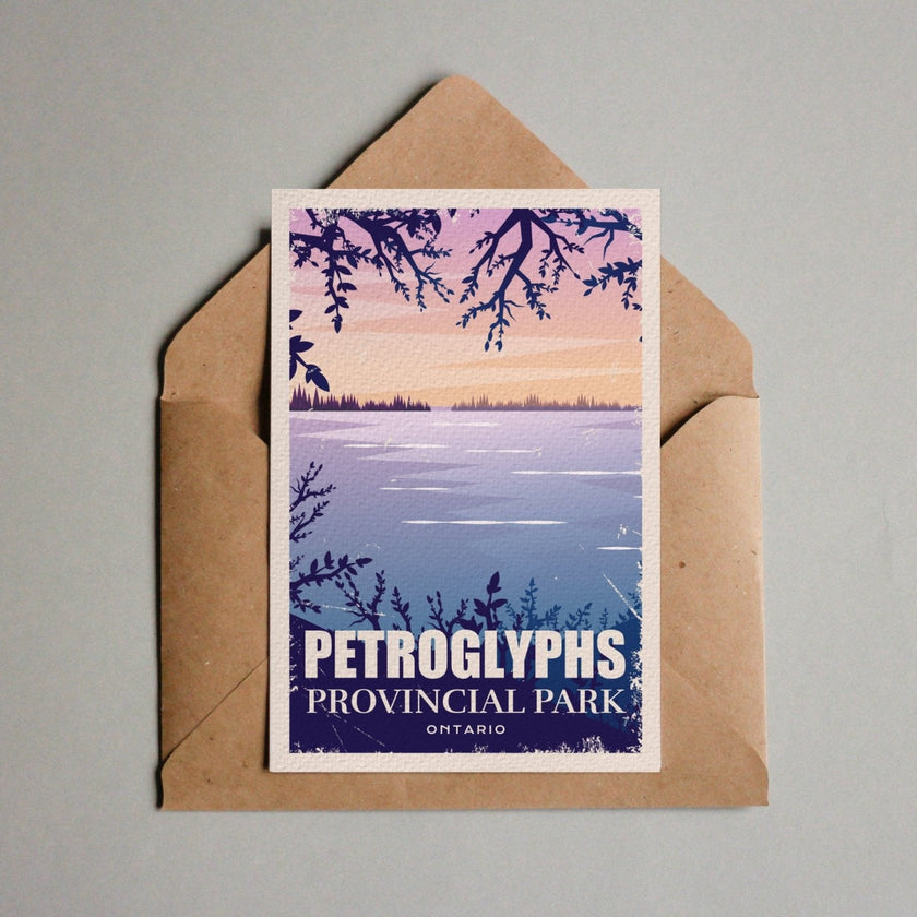 Petroglyphs Ontario Provincial Park Postcard, Canada Parks