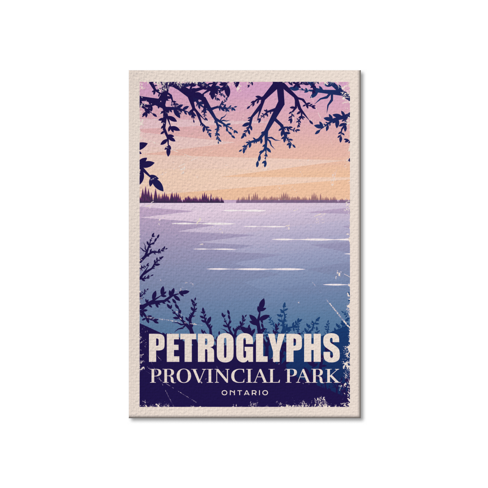Petroglyphs Ontario Provincial Park Postcard, Canada Parks