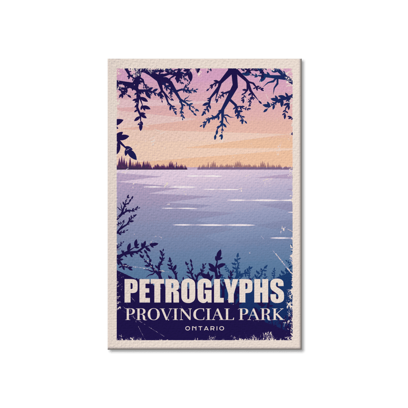 Petroglyphs Ontario Provincial Park Postcard, Canada Parks